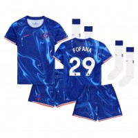 Chelsea Wesley Fofana #29 Fußballbekleidung Heimtrikot Kinder 2024-25 Kurzarm (+ kurze hosen)